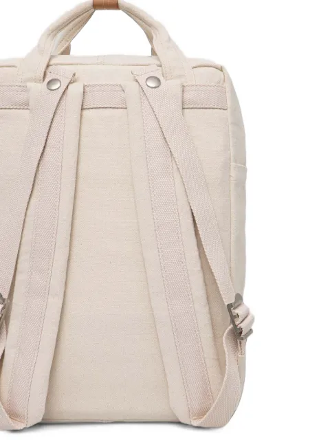Doughnut Macaroon embroidered canvas backpack