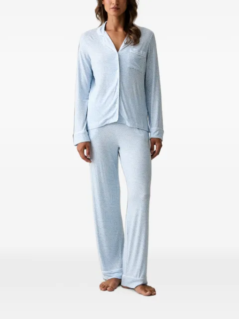 DKNY geometric-print pyjamas