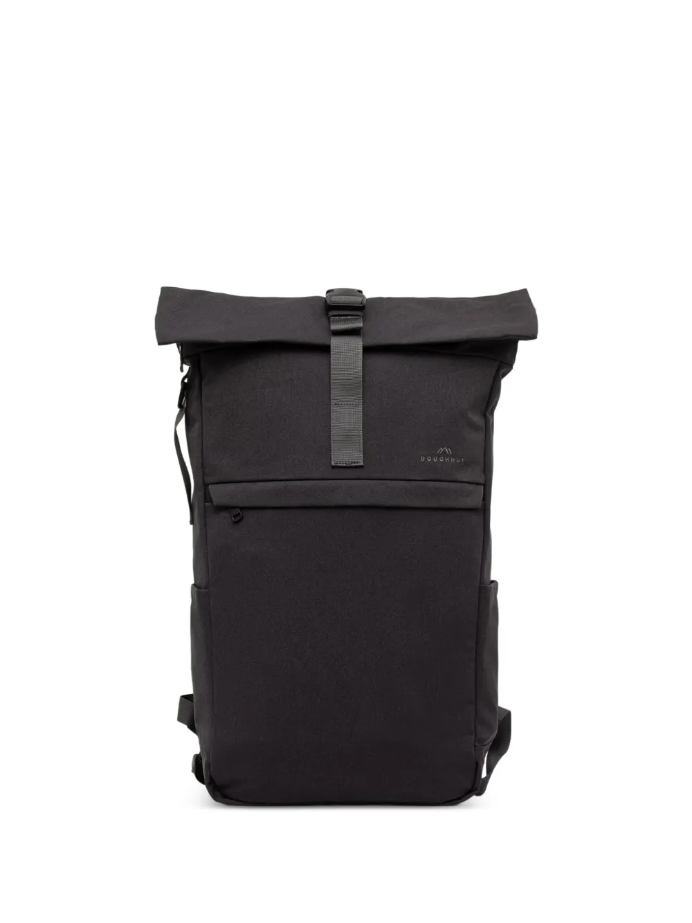 Doughnut roll-top buckle-fastening backpack - Nero