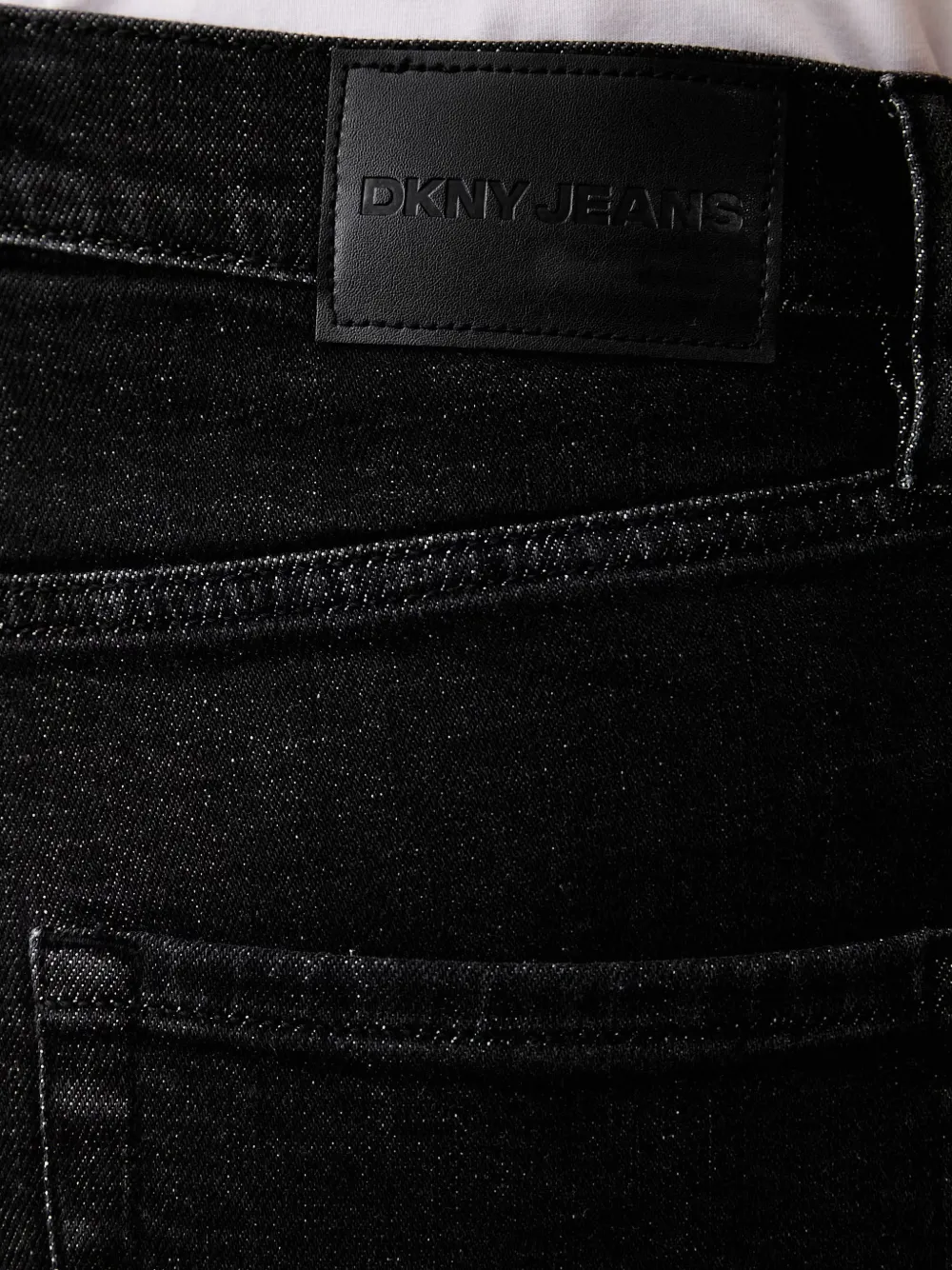 DKNY Jeans met wijde pijpen Zwart
