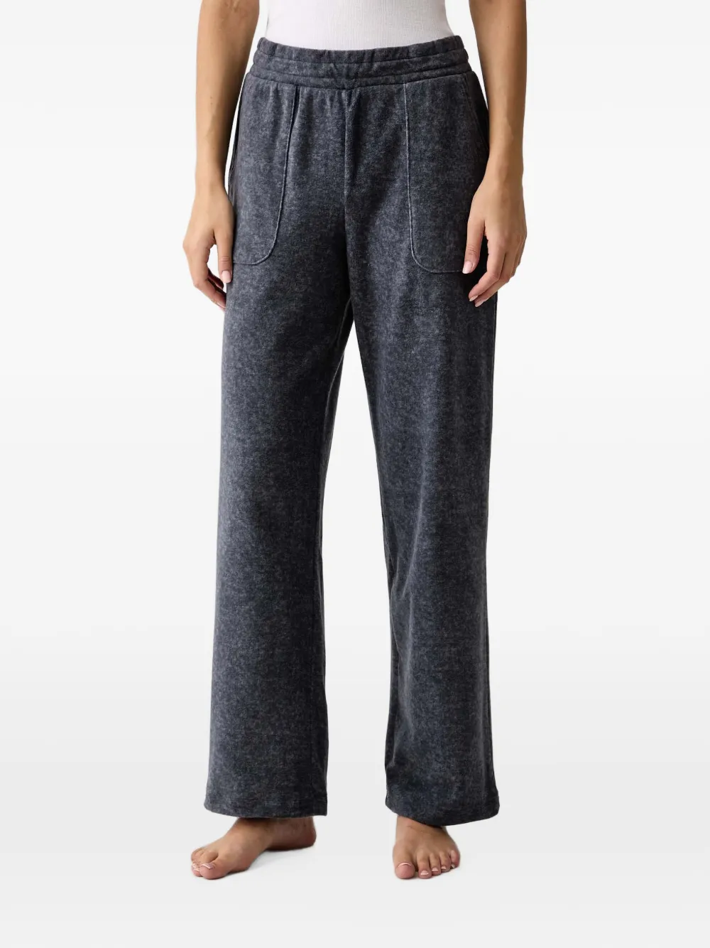 DKNY Pyjama met logo-patch Grijs