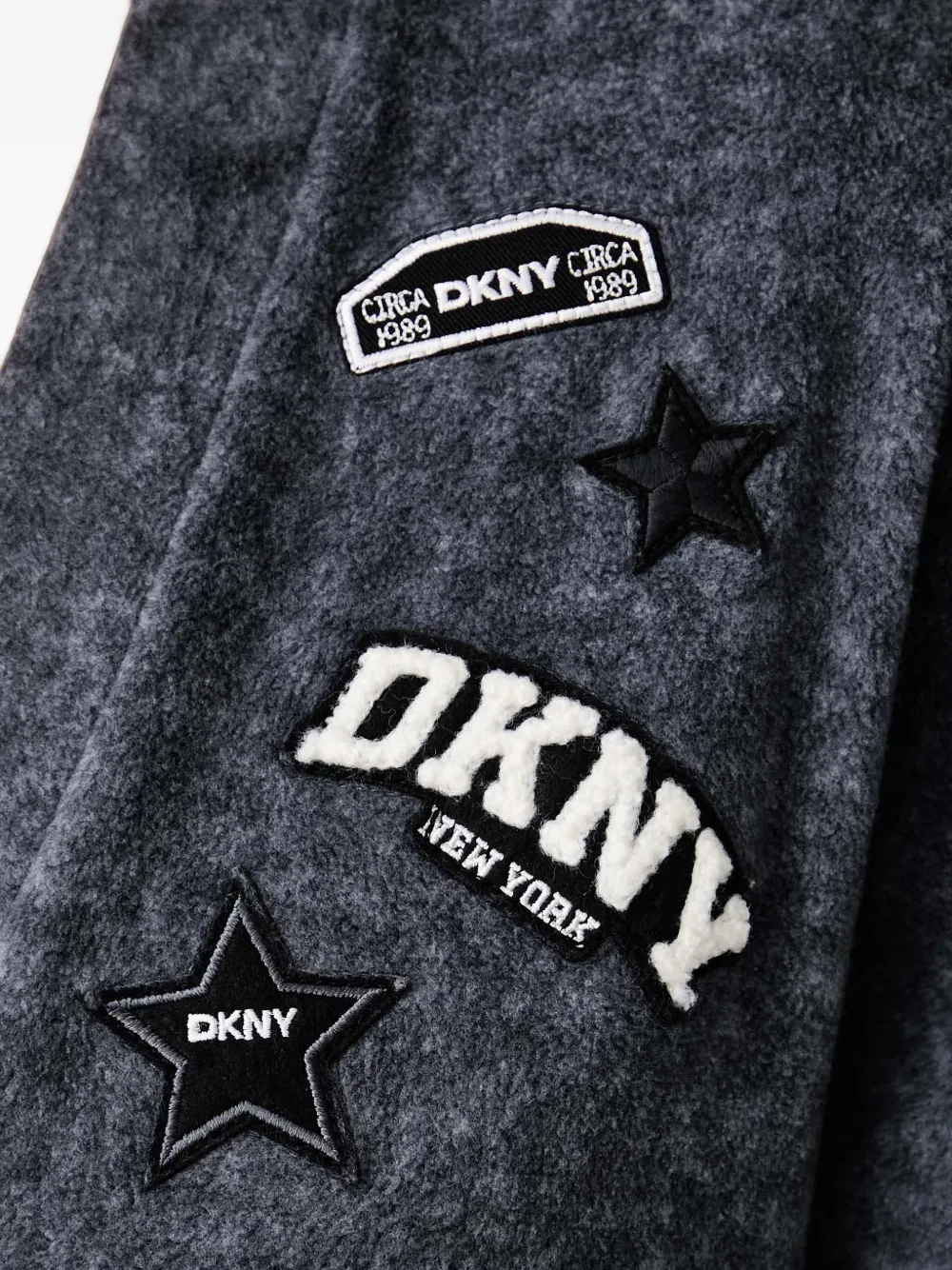 DKNY Pyjama met logo-patch Grijs