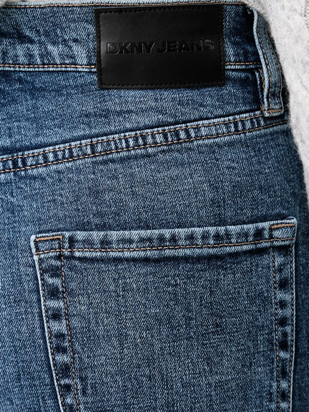 DKNY Jeans met wijde pijpen Blauw