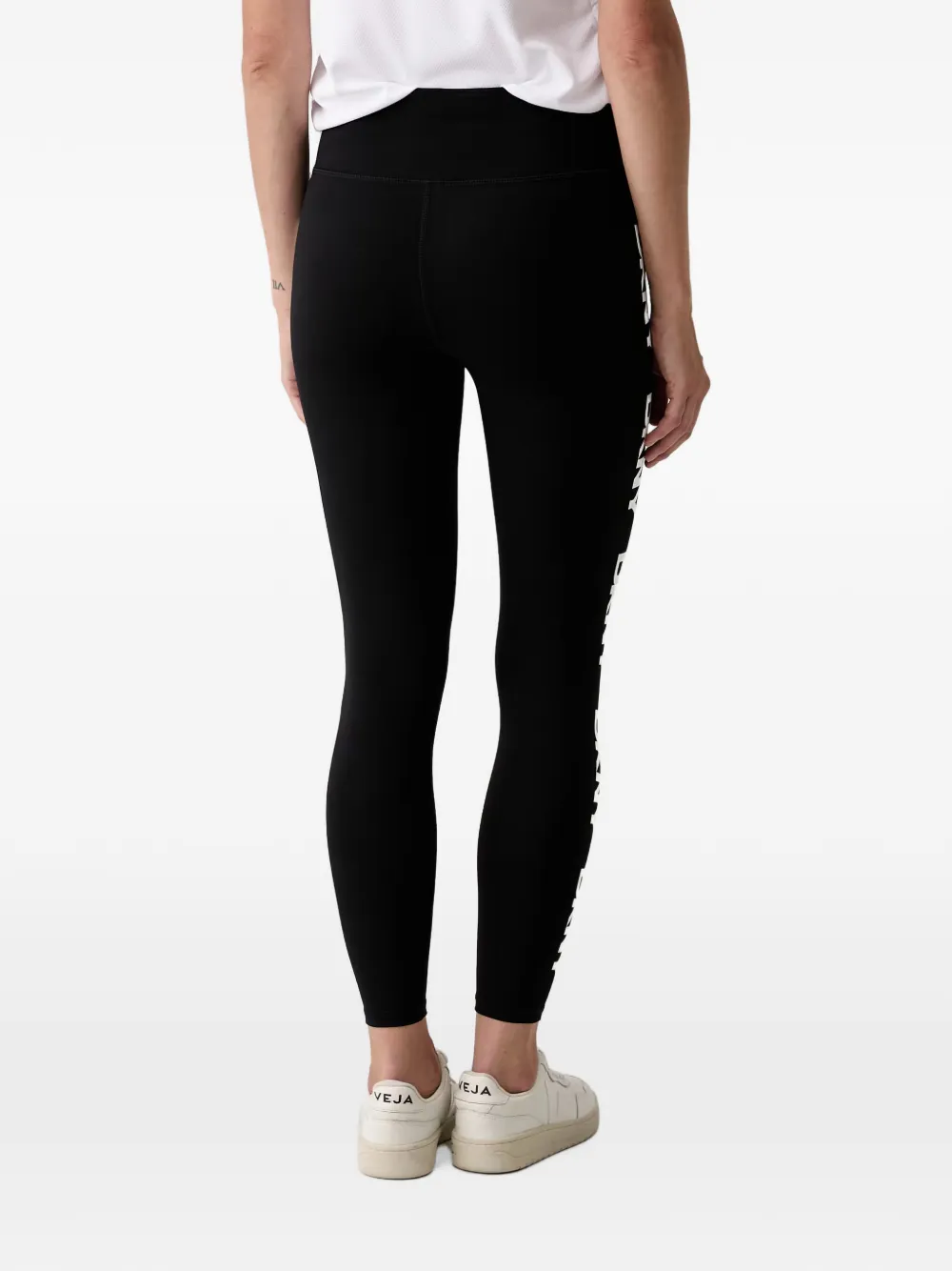 DKNY Legging met logoprint Zwart