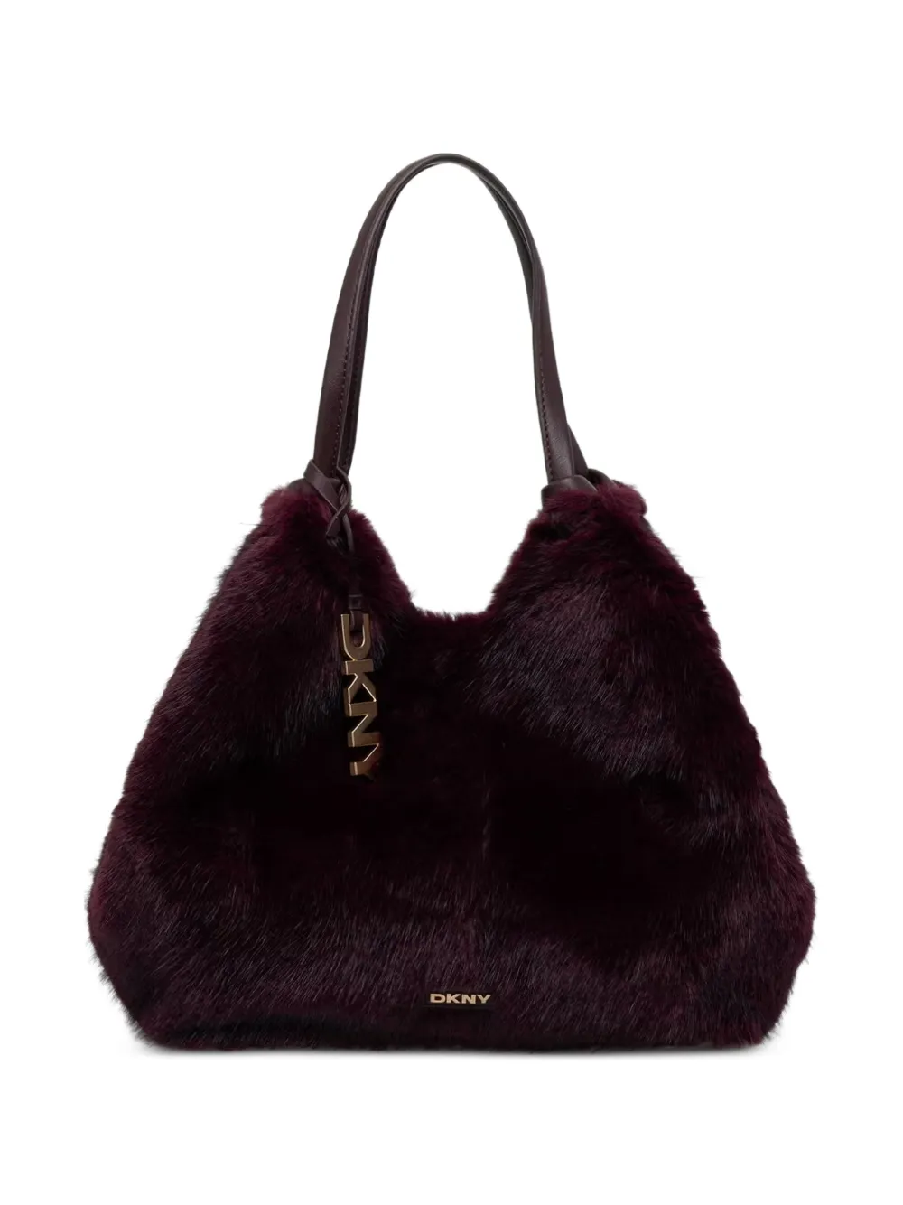 DKNY sac à main Paula médium à pendentif logo - Rouge