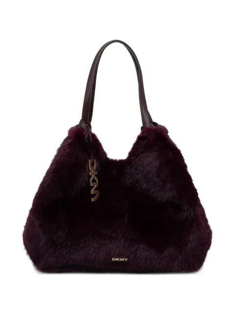 DKNY Paula エコファー ハンドバッグ M
