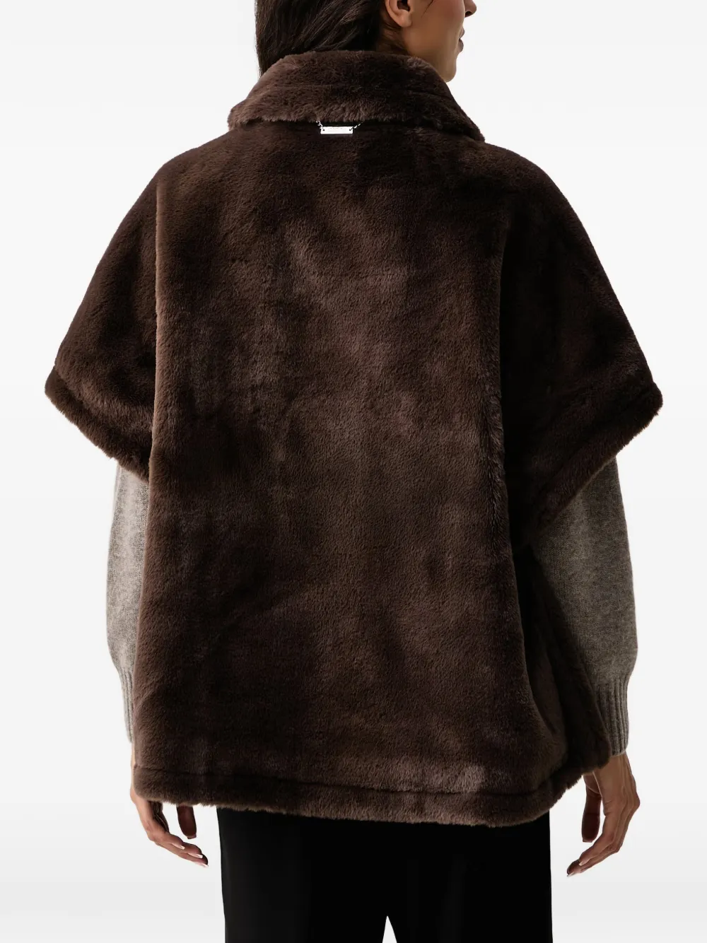 DKNY Jack van imitatiebont met korte mouwen Bruin