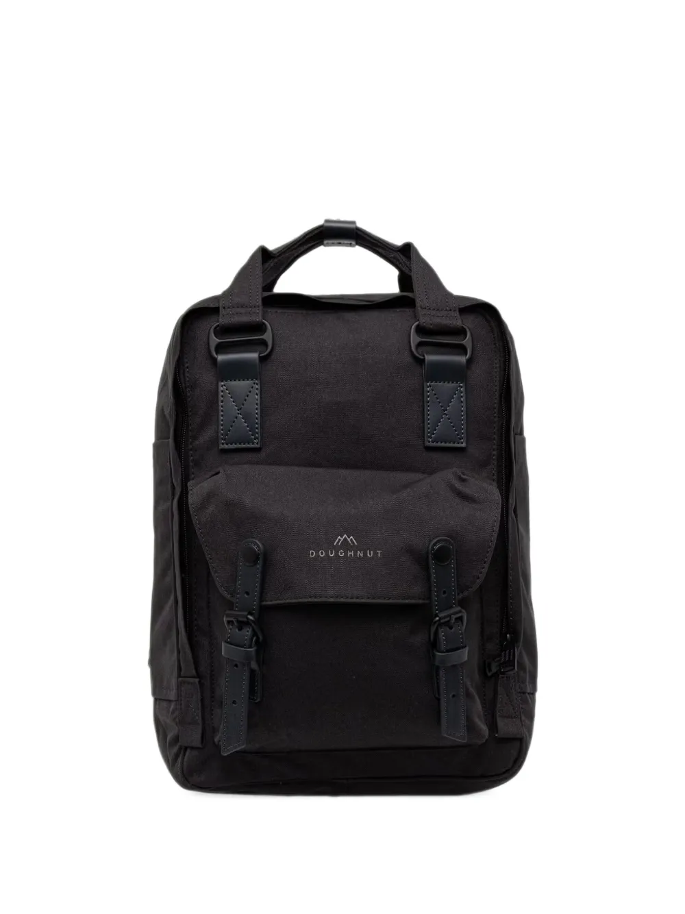 Doughnut Macaroon Meditative Darks Series buckle-fastening backpack