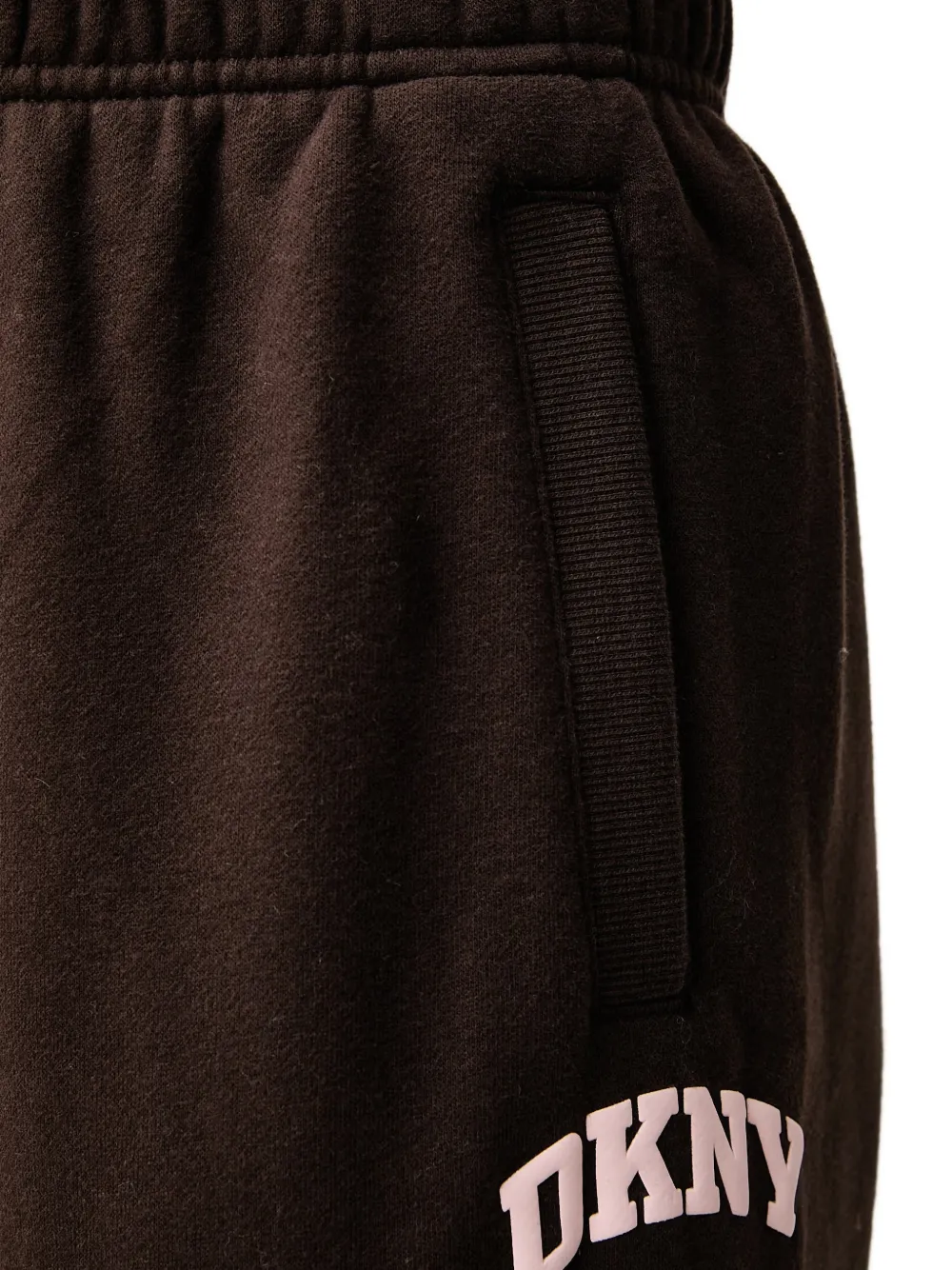 DKNY Trainingsbroek met logoprint Bruin