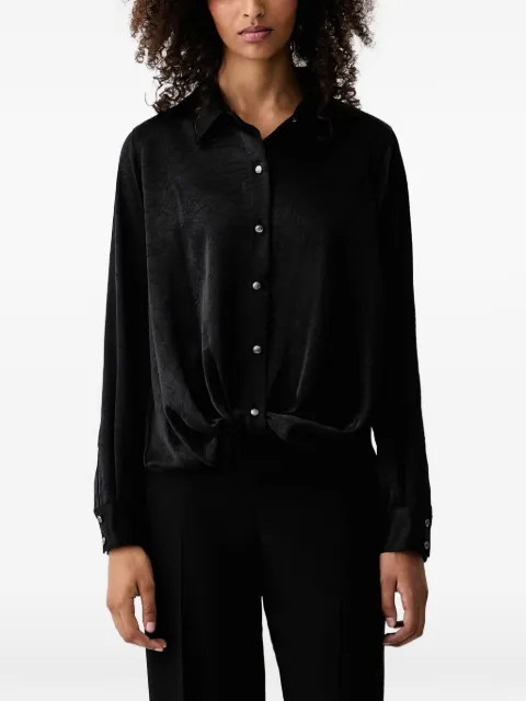 DKNY camisa con efecto arrugado y frente retorcido
