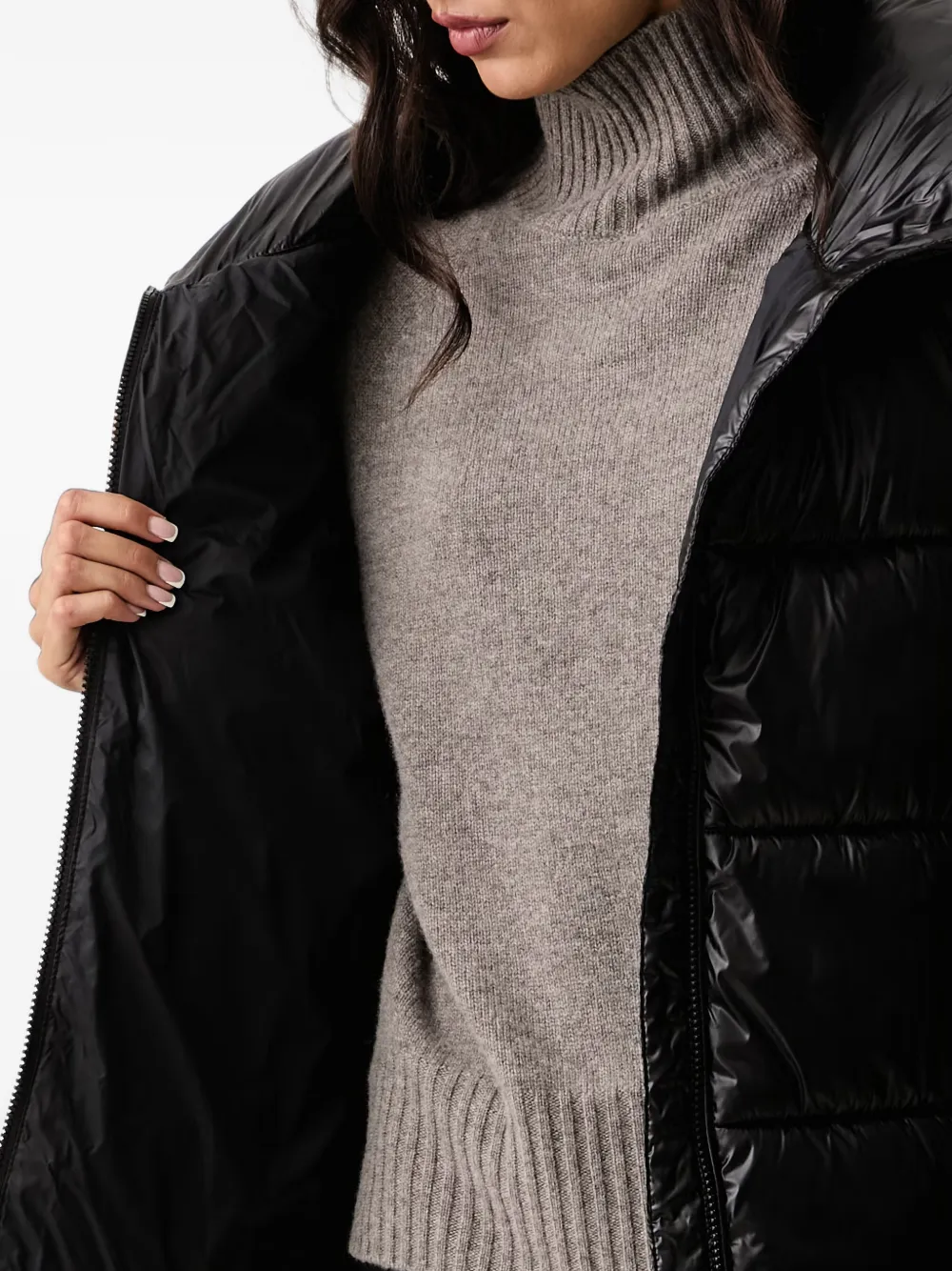 DKNY Jas met trekkoord Zwart