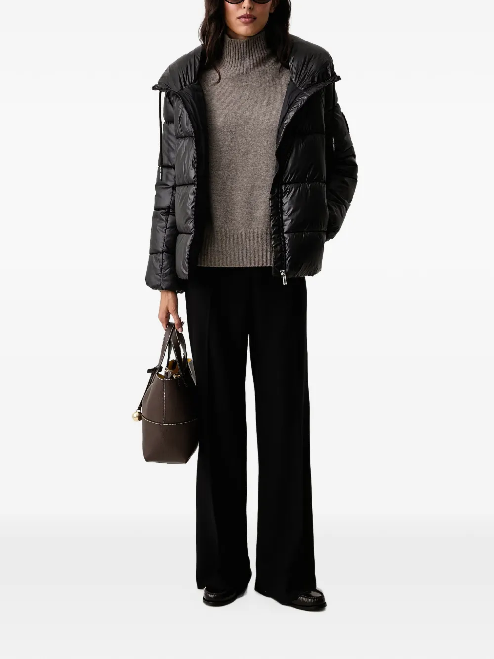 DKNY Jas met trekkoord Zwart
