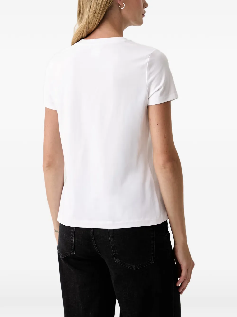 DKNY T-shirt met grafische print Wit