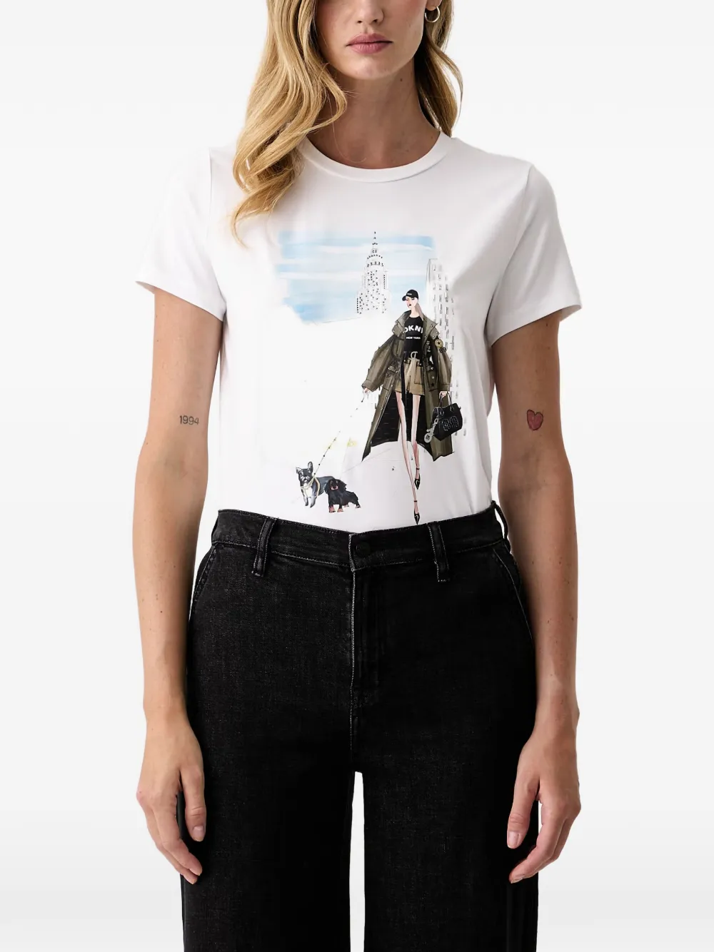 DKNY graphic-print T-shirt