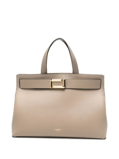 Lancel buckle-detail leather tote bag