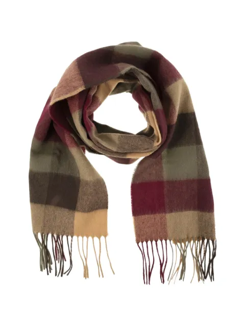 Barbour tattersall check scarf