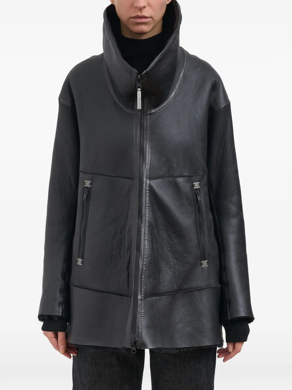 Isaac Sellam Experience oversized sheepskin coat