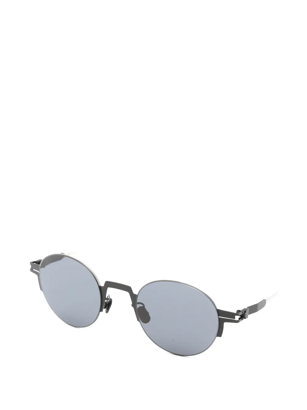 Mykita Zonnebril met rond montuur Zwart