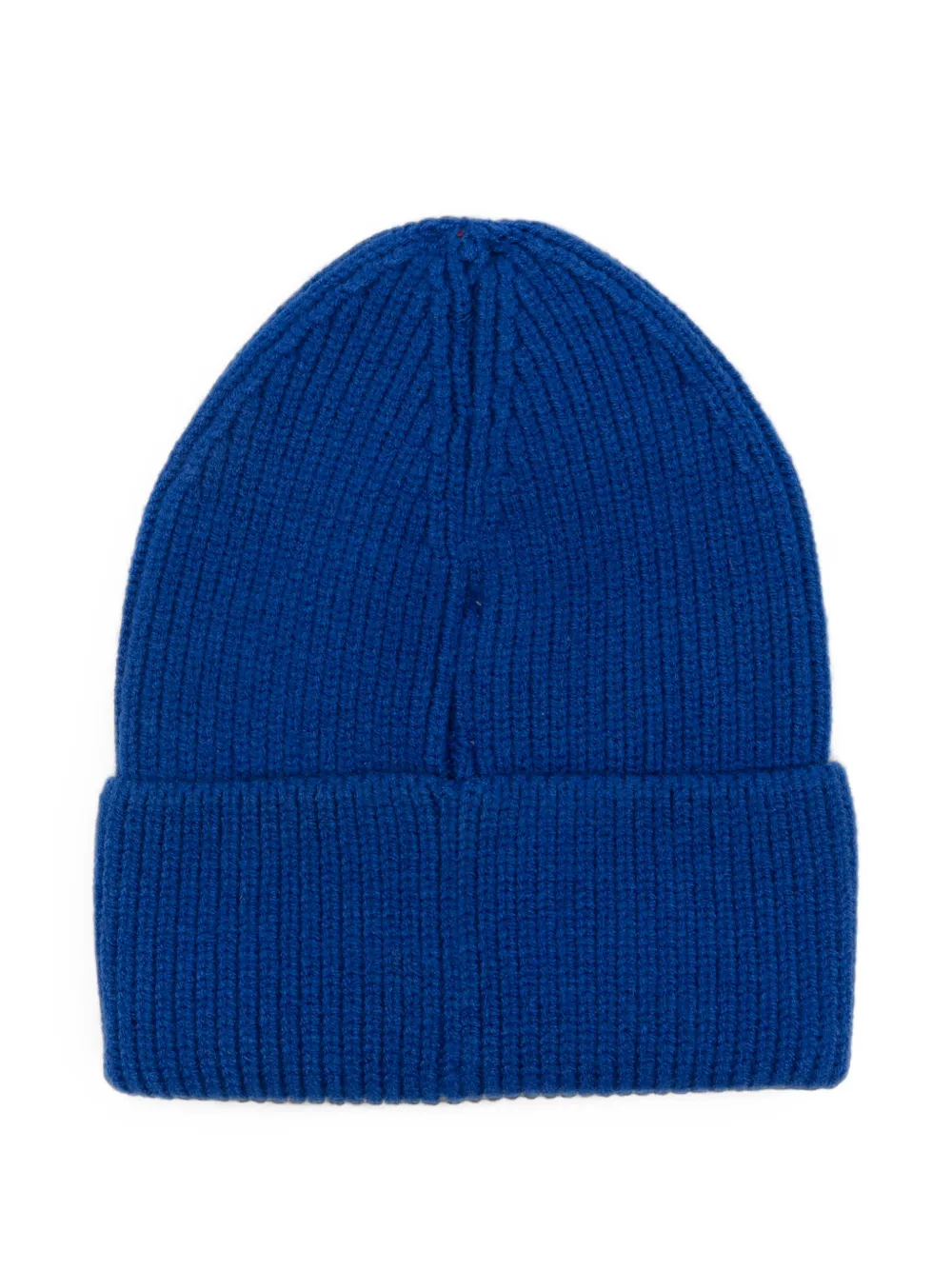 Timberland Kids Ribgebreide muts met geborduurd logo Blauw