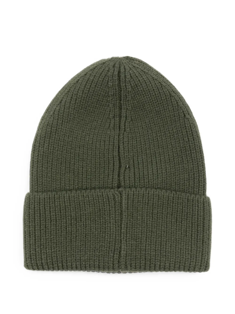 Timberland Kids Ribgebreide muts met geborduurd logo Groen