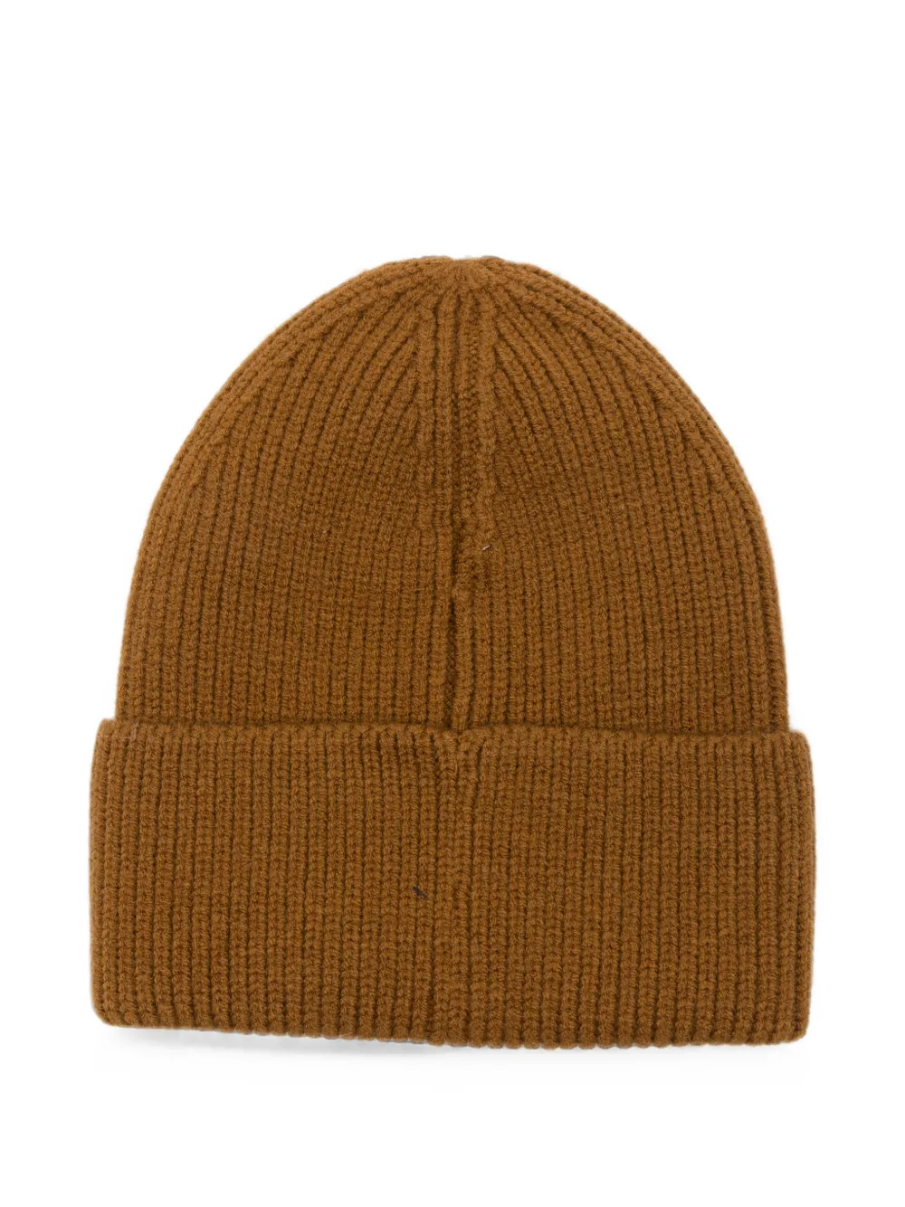 Timberland Kids Ribgebreide muts met logo-patch Bruin
