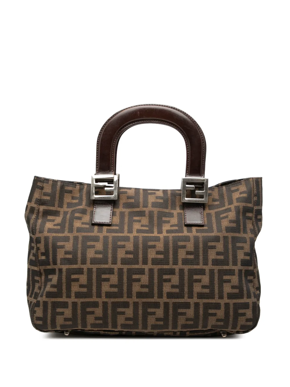 Fendi Pre-Owned 2000-2010 Zucca Canvas handbag - Marrone