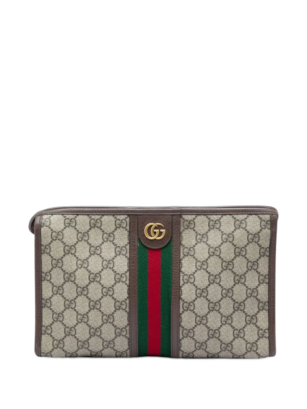 Gucci Pre-Owned pochette Web Ophidia (2000-2015) - Tons neutres