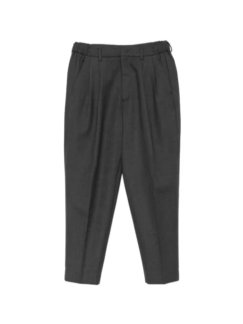 BE ABLE pleated elasticated-waistband trousers