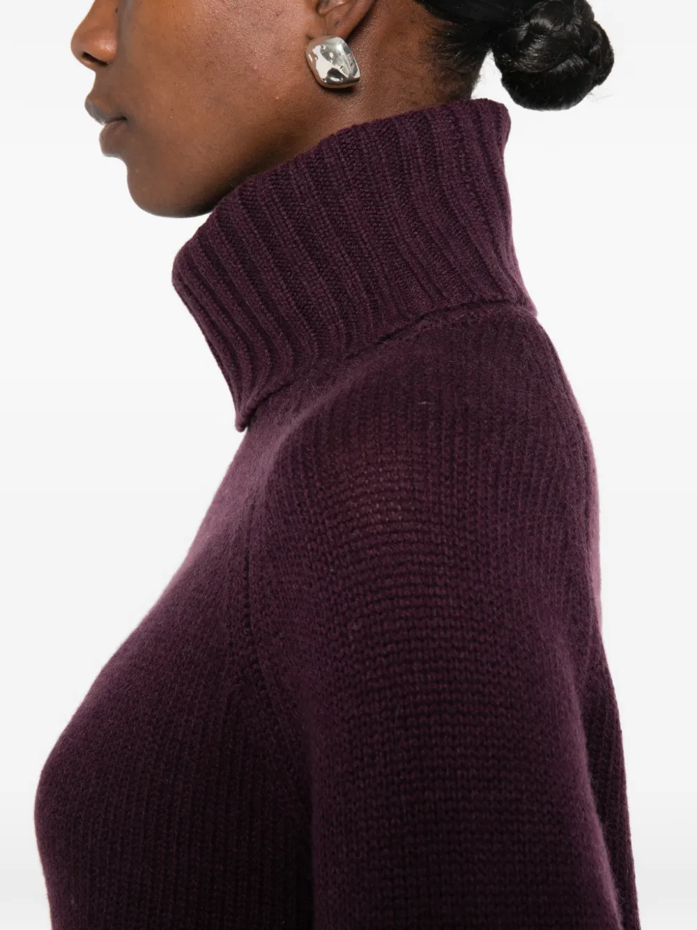 Allude Coltrui met raglan mouwen Paars