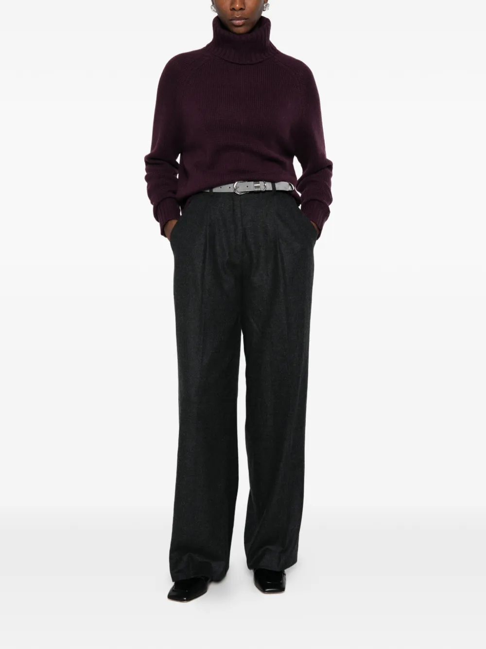 Allude Coltrui met raglan mouwen Paars