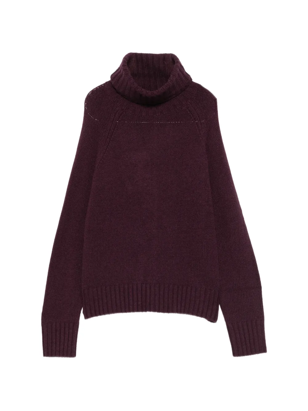 Allude roll-neck raglan-sleeve sweater