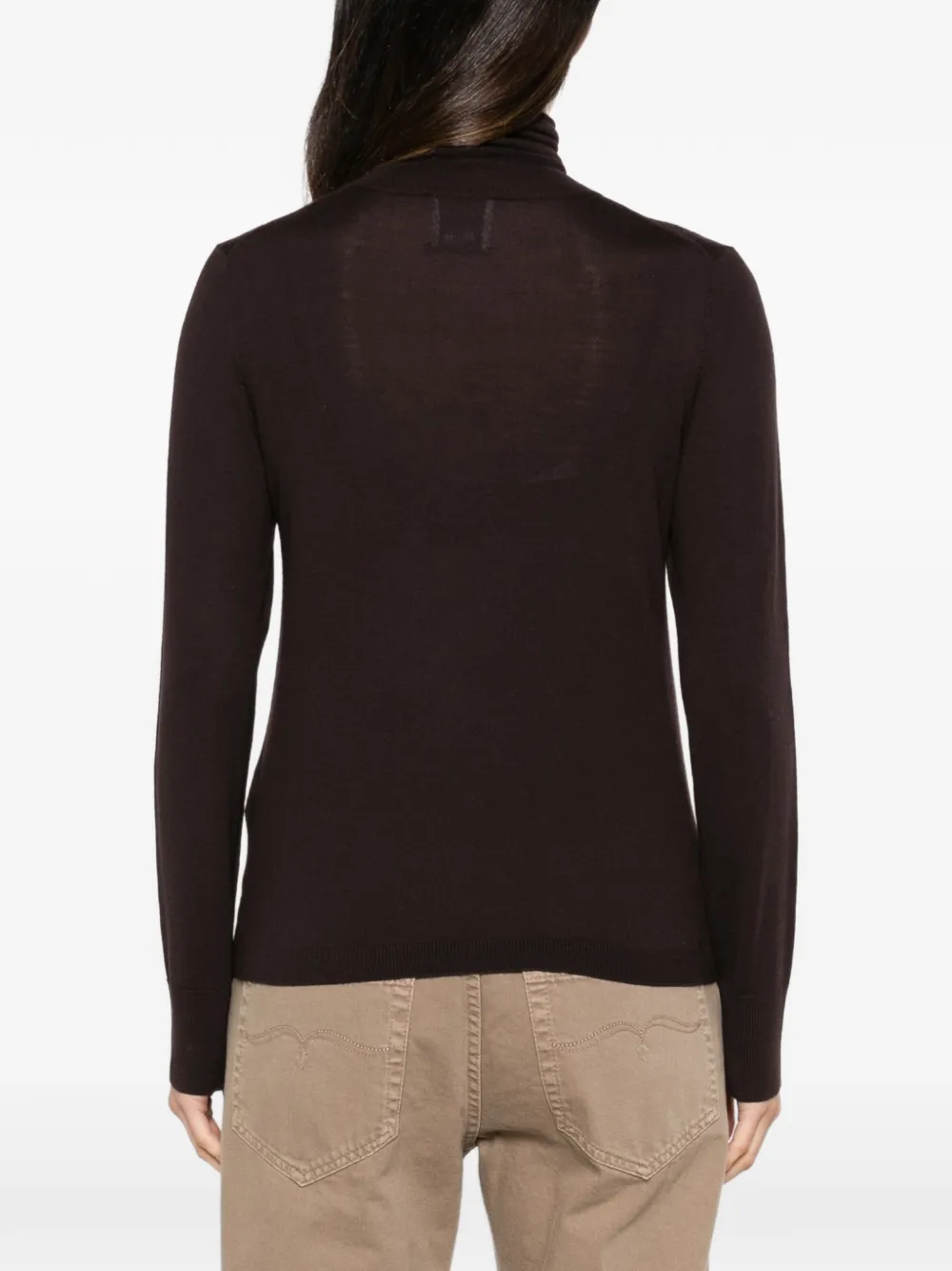 Allude roll-neck sweater Bruin