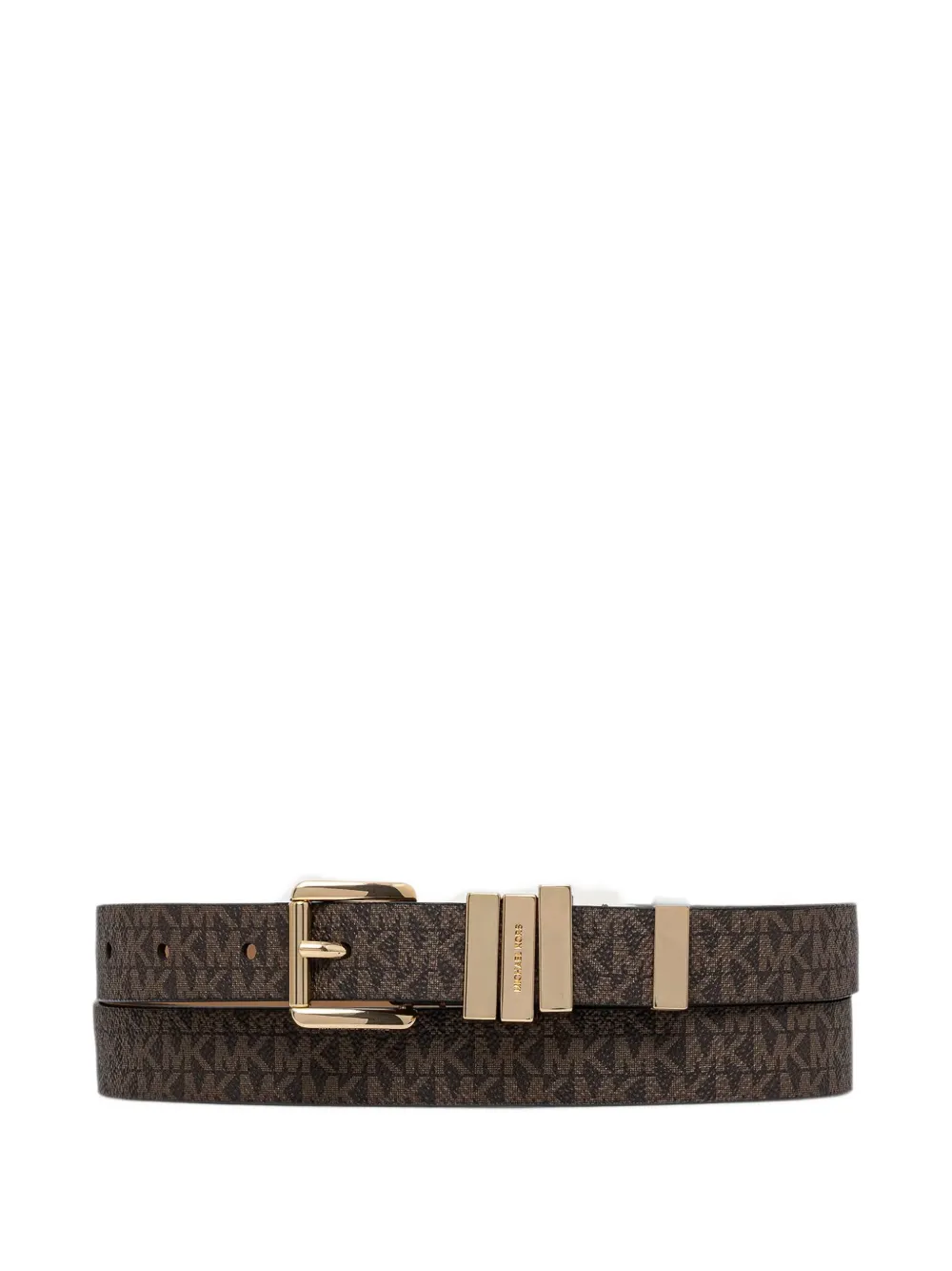 Michael Michael Kors signature logo belt - Marrone