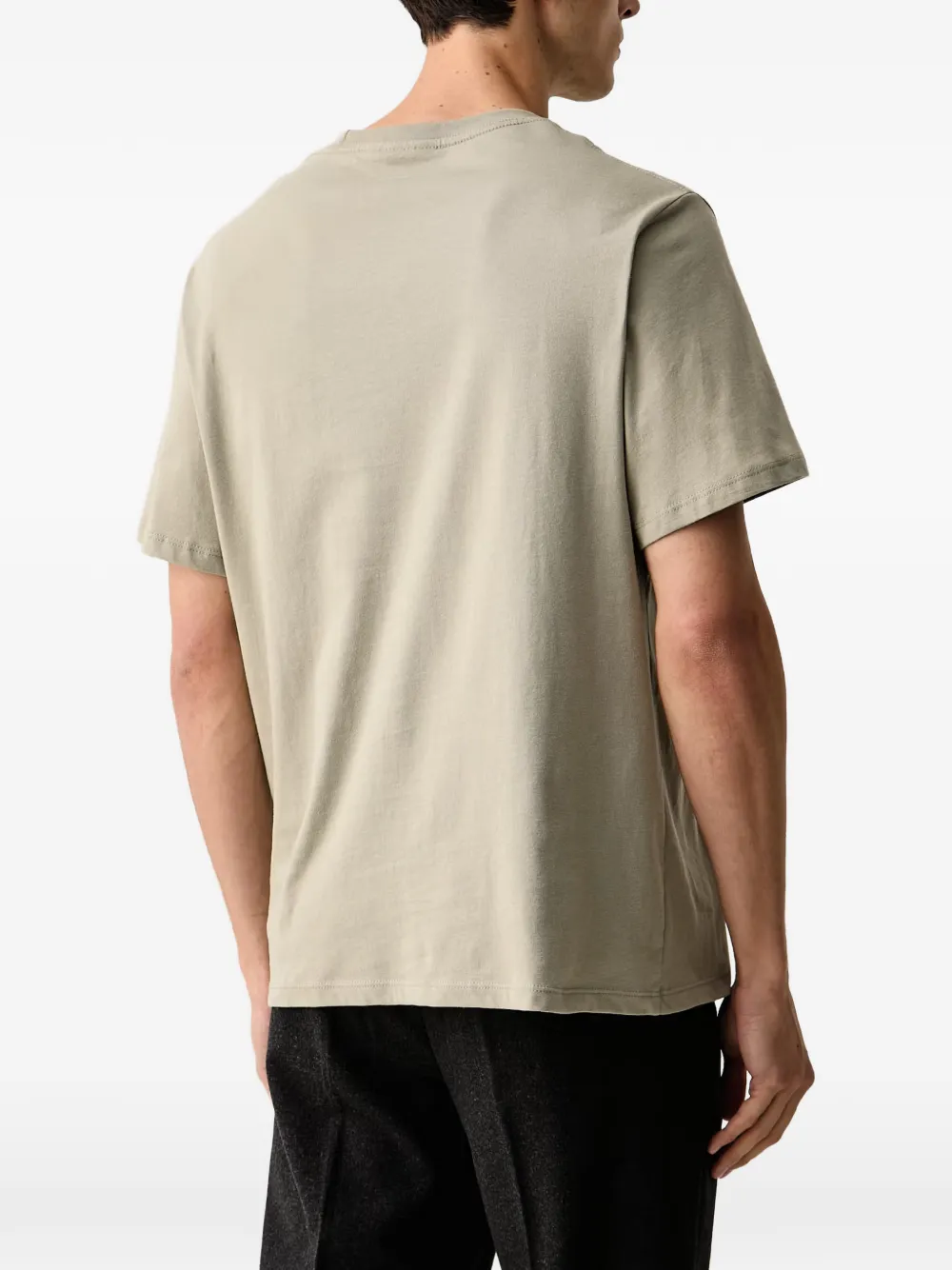 Michael Kors Jersey katoenen T-shirt met logo Beige