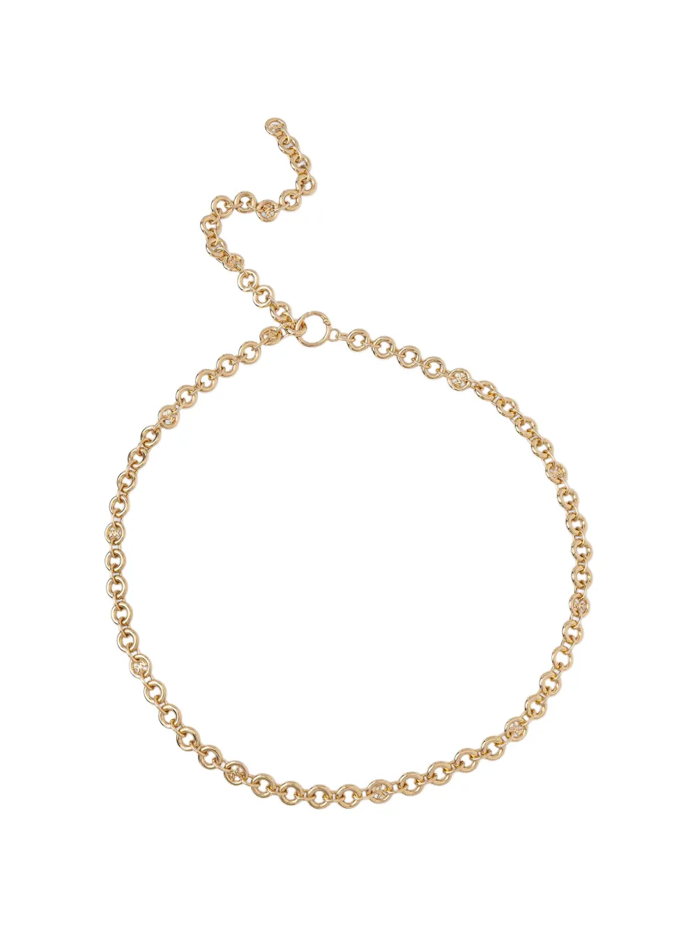 Michael Michael Kors MK-logo curb-link belt
