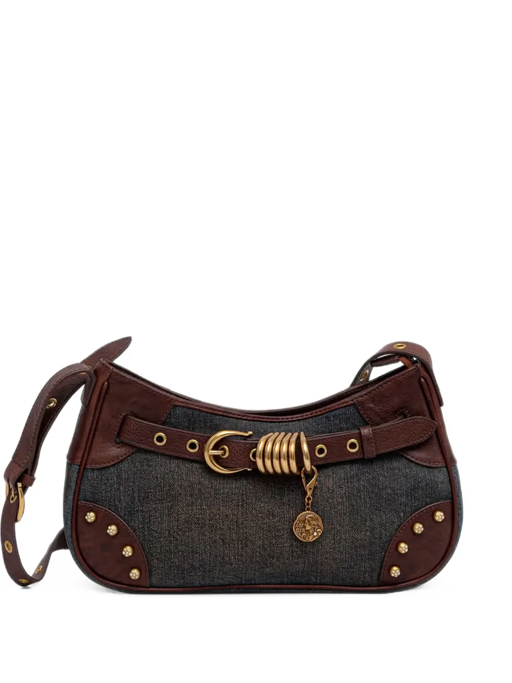 Miss Sixty denim-finish shoulder bag
