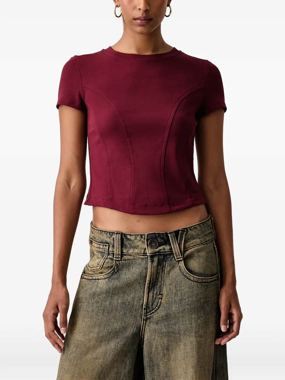 Miss Sixty panelled T-shirt