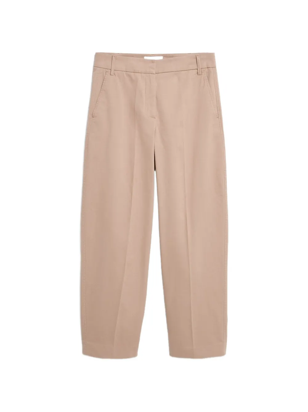 Armedangels Barrel-leg Twill Trousers In Neutral