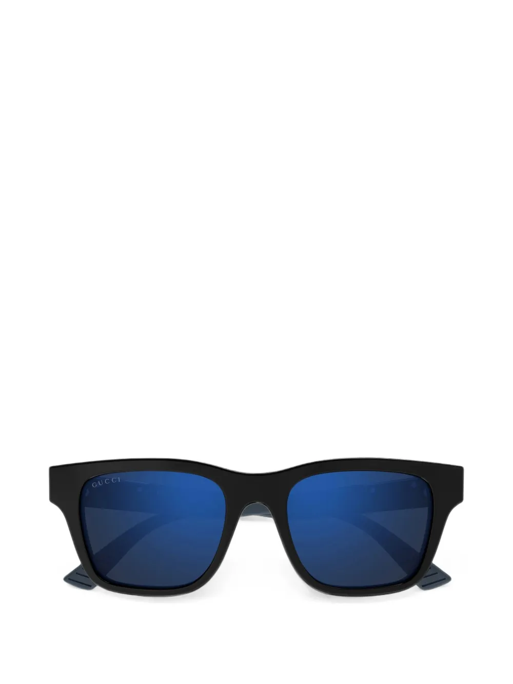 Gucci Eyewear logo-plaque square-frame sunglasses - Nero