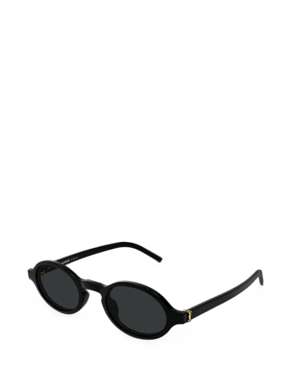 Saint Laurent Eyewear YSL-monogram round-frame sunglasses Zwart