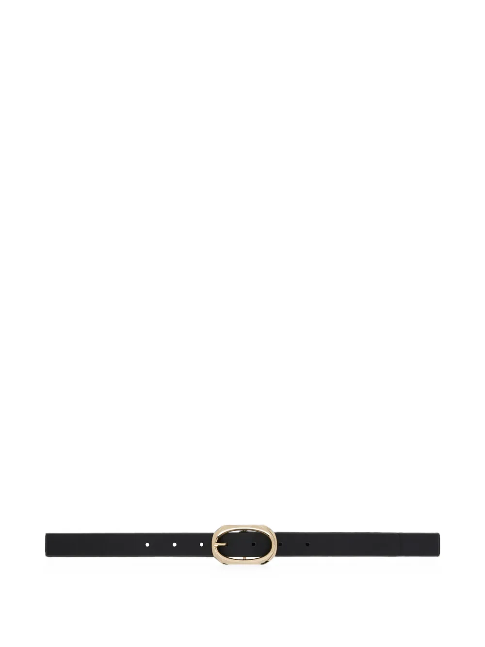 ANINE BING Signature-link belt - Nero