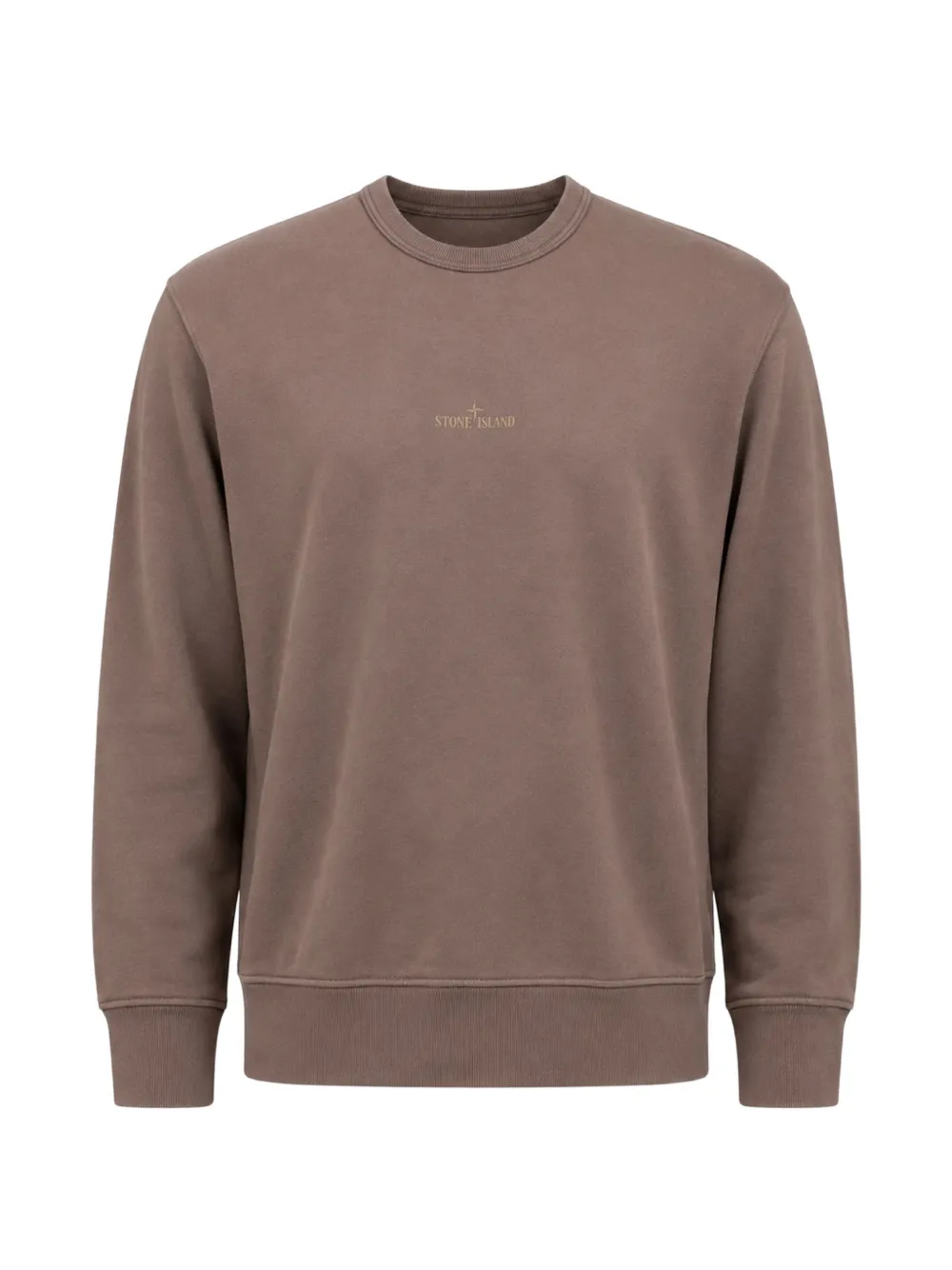 Stone Island logo-print sweatshirt - Marrone
