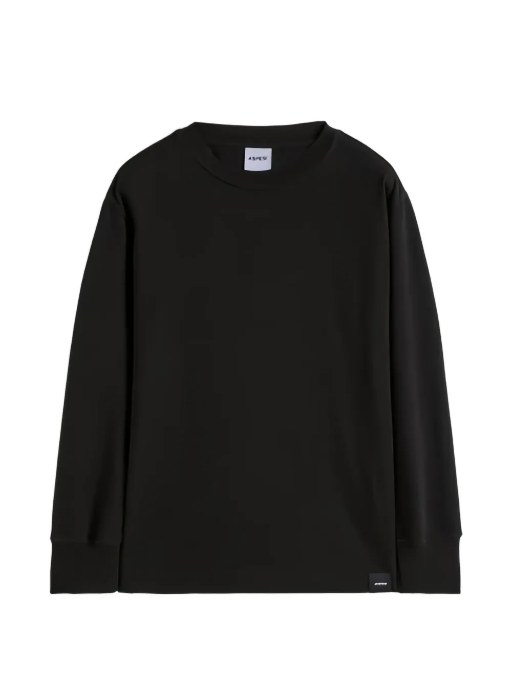 Aspesi Kids hooded layered-effect sweater Zwart