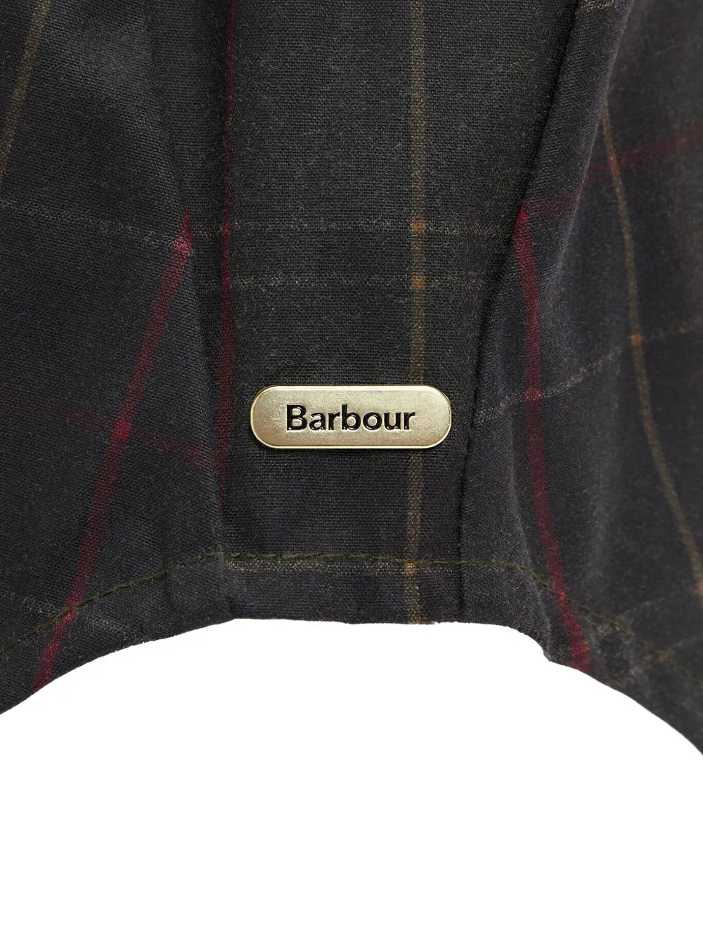 Barbour Arlene hoofddoek met tartan-print Grijs