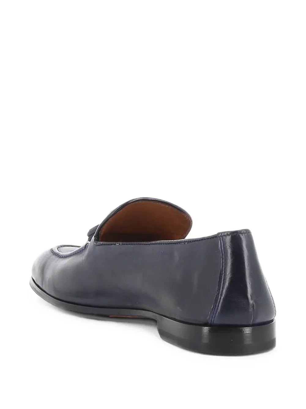 Doucal's tassel leather loafers Blauw