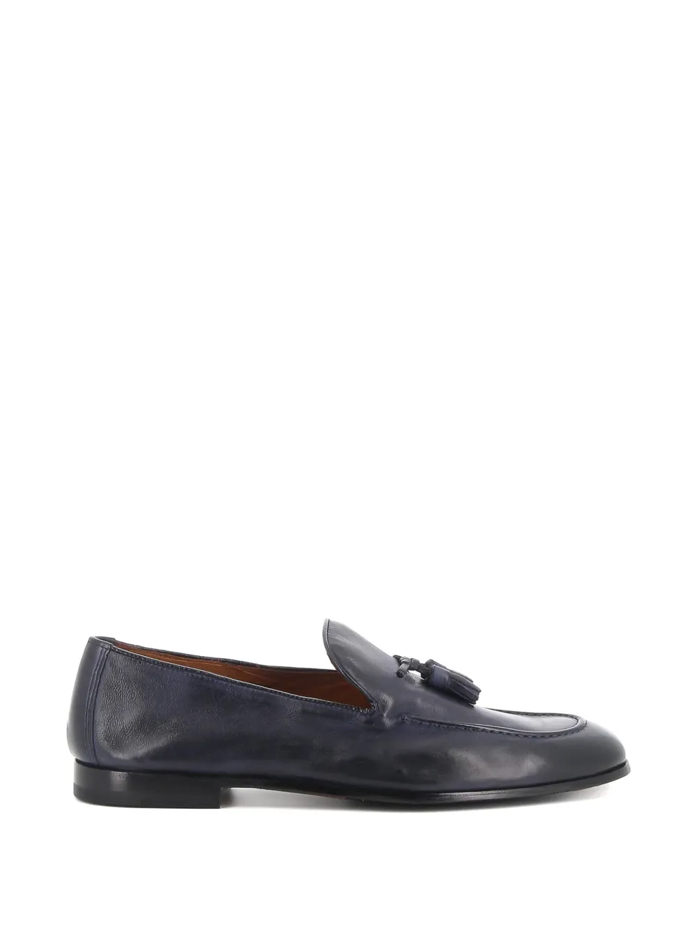 Doucal's tassel leather loafers - Blu