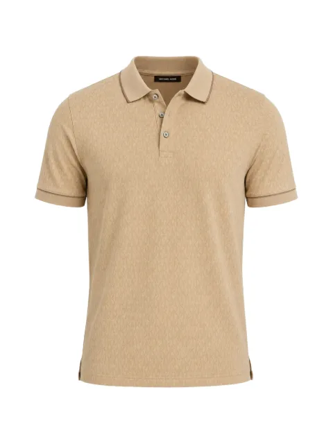 Michael Kors signature-logo cotton jersey polo shirt