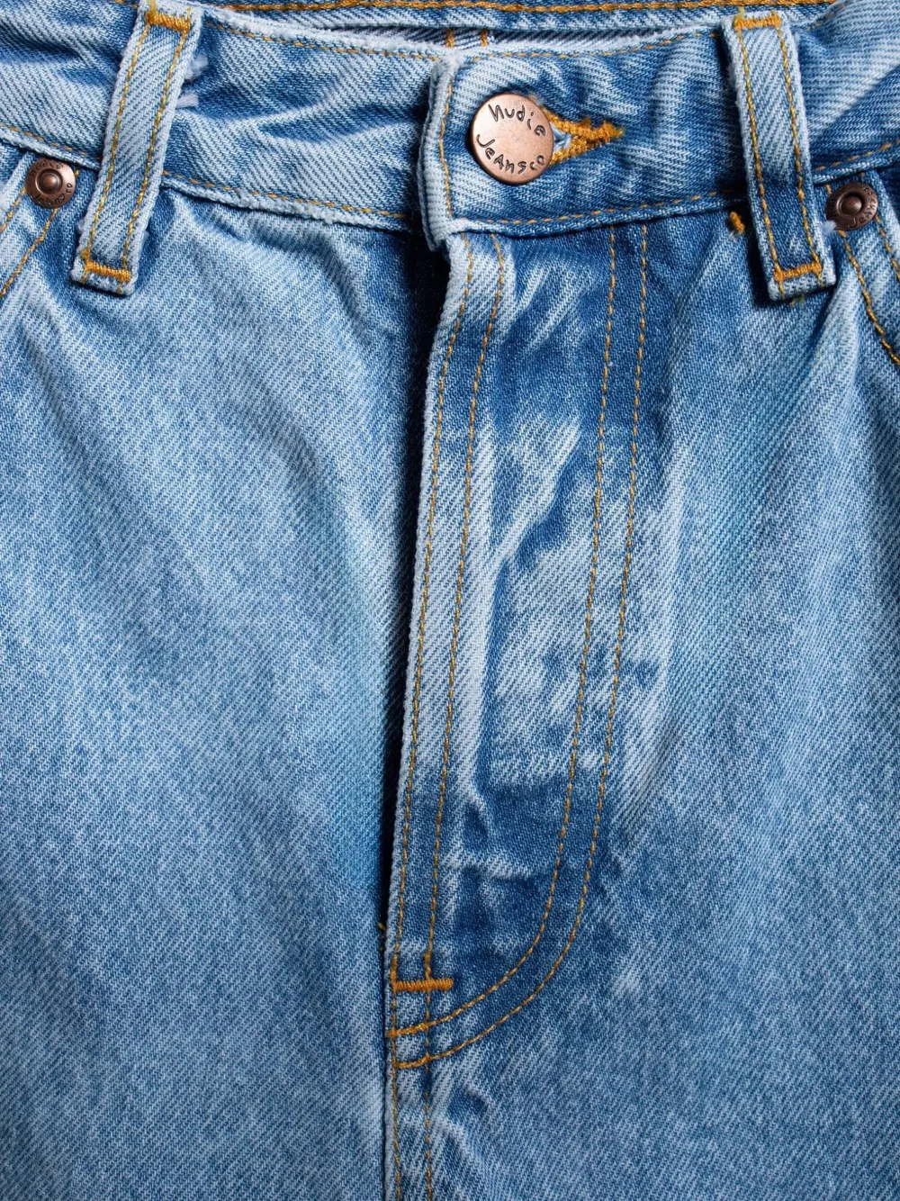 Nudie Jeans Lofty Lo jeans Blauw