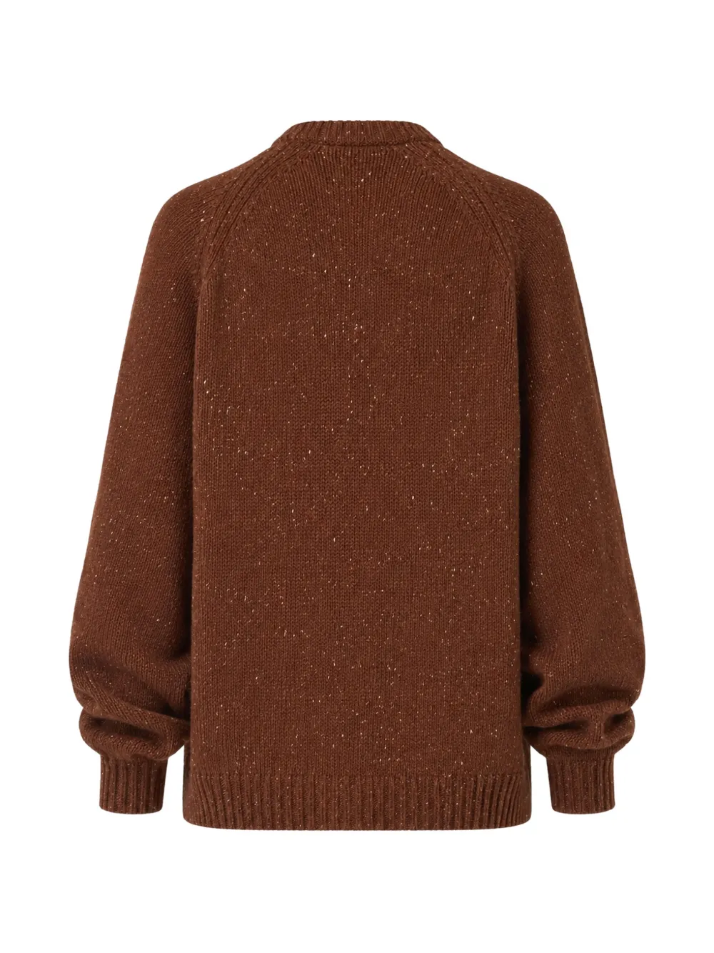 Carhartt WIP Anglistic trui met raglan mouwen en spikkels Bruin