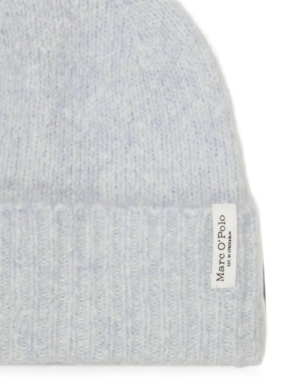 Marc O'Polo ribbed-knit beanie hat Grijs